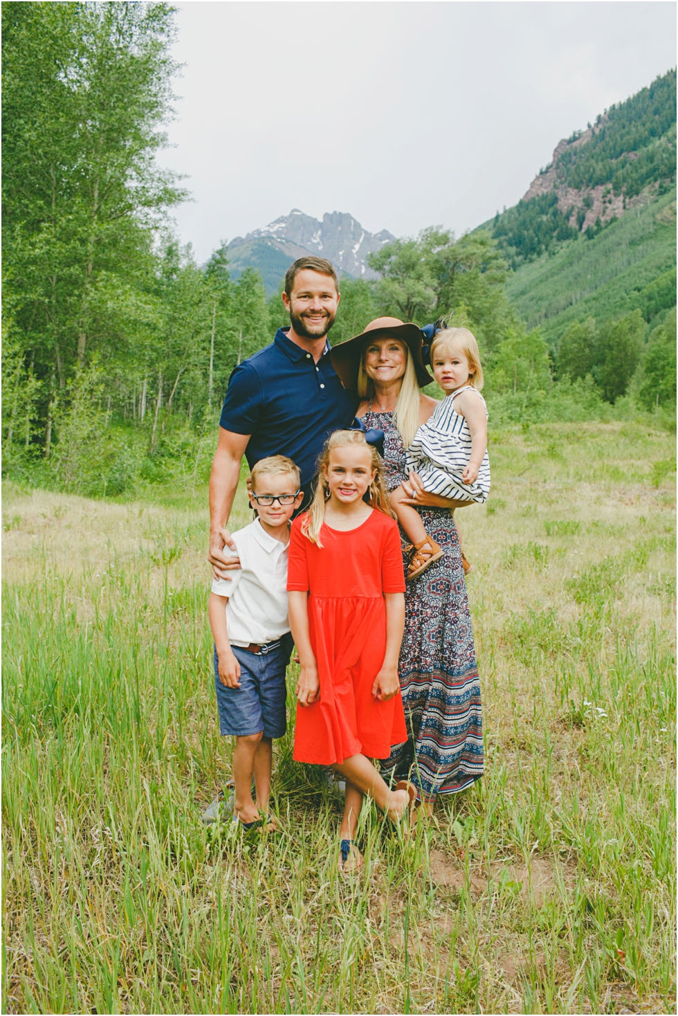 My family Maroon Bells, Aspen Colorado - Ashlee Brooke Photography